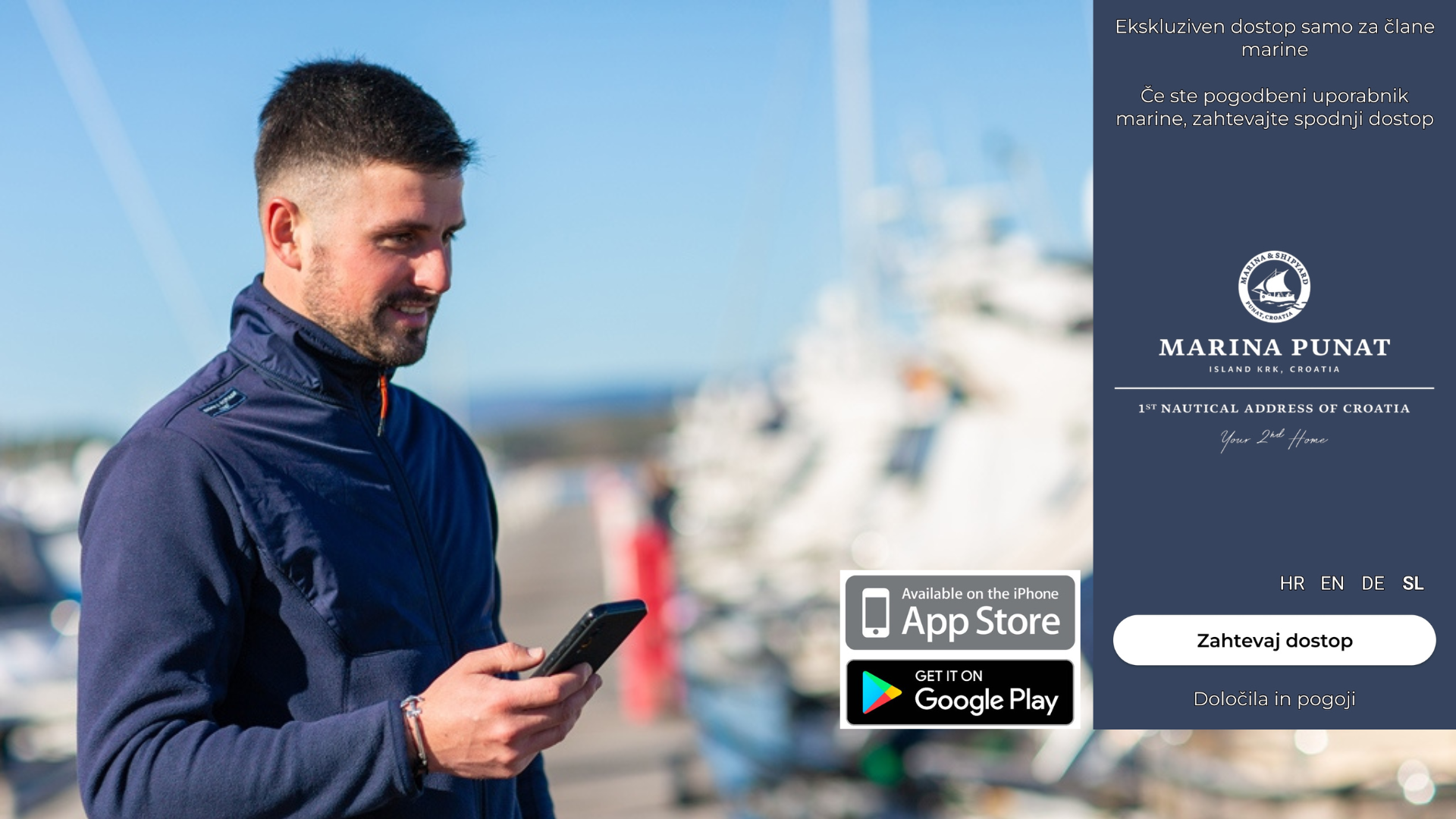 Aplikacija Marine Punat brezplačna za rezidente